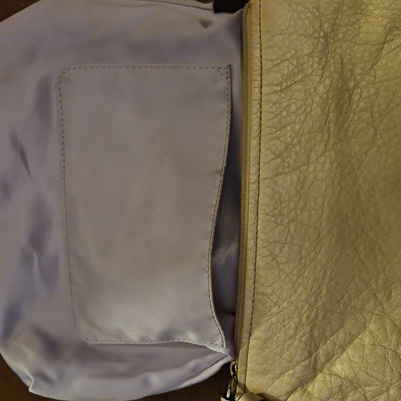 Coach Madison Beige and Gold Leather Crossbody Bag - Picture 3 of 6